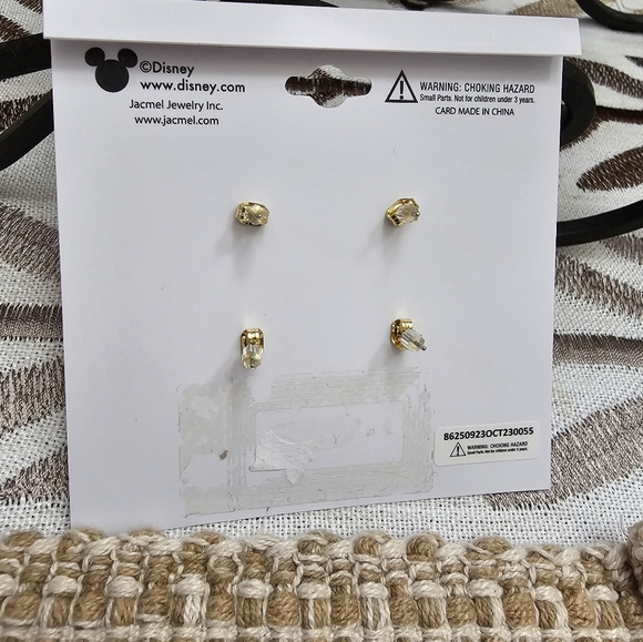 Disney Minnie and Mickey Mouse Stud earring set New - Picture 3 of 3